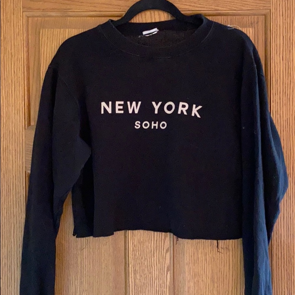 New York Soho Cropped Crewneck